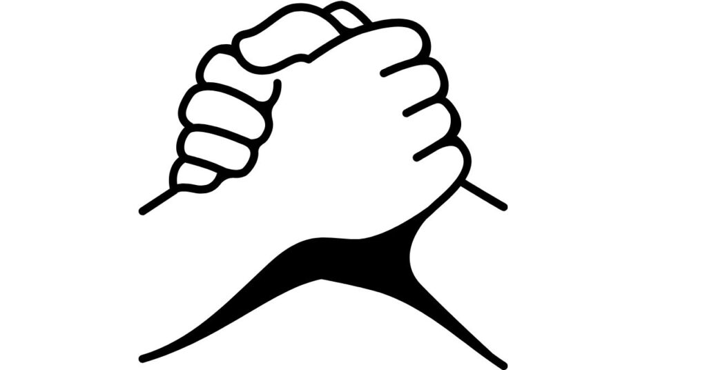 仕事での人間関係を整理するイメージのイラスト