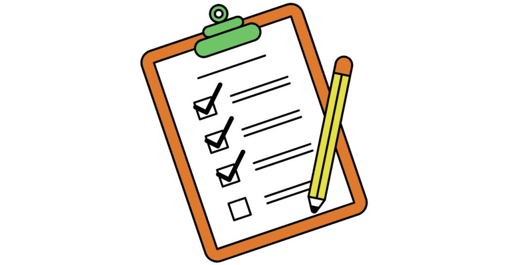 復職前日に準備を確認するチェックリスト