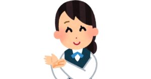 自然の中でセルフケアをしている女性のイラスト